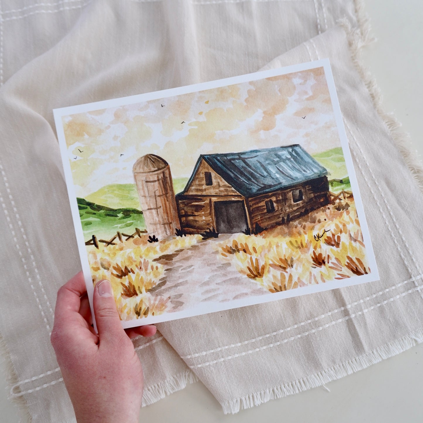 "Familiar Skies" Print