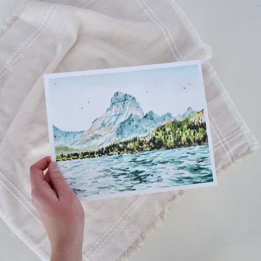 "Glacier Blue" Print