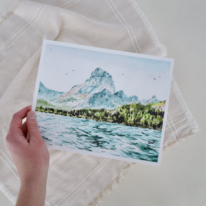 "Glacier Blue" Print