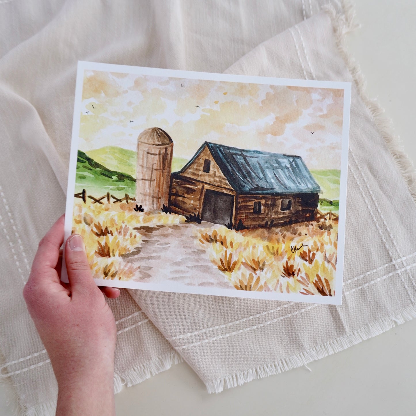 "Familiar Skies" Print