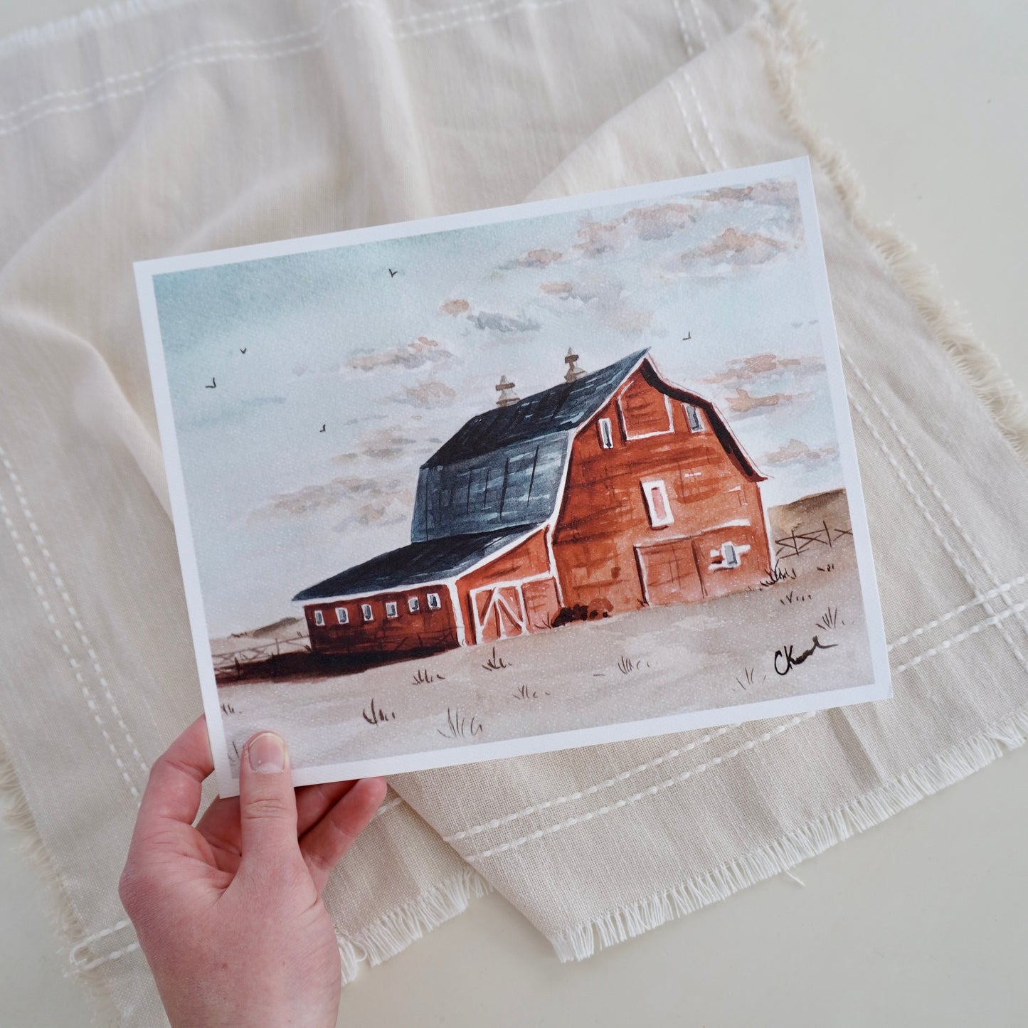 "Red Barn" Print