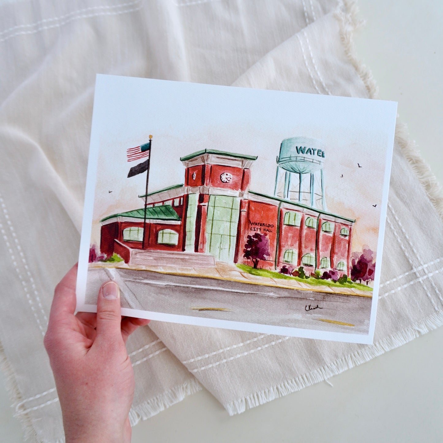 "Waterloo City Hall" Print